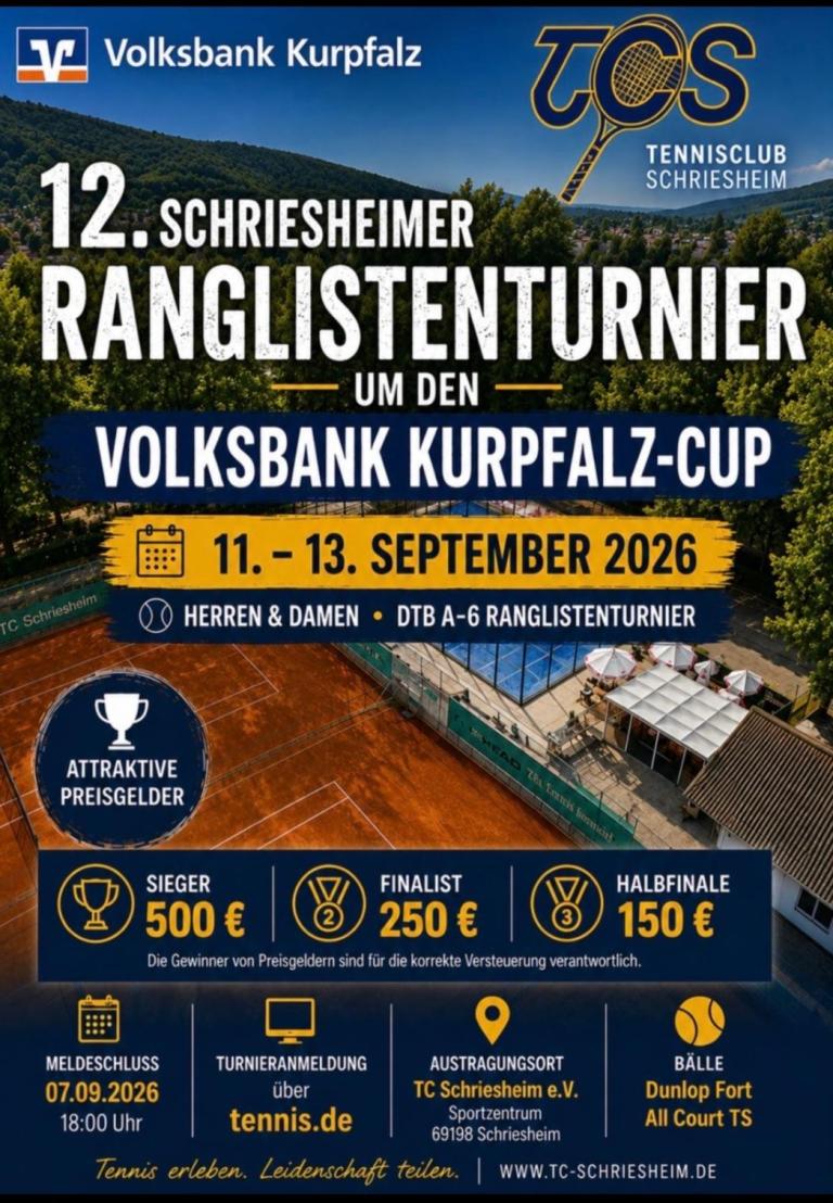 12. Ranglistenturnier